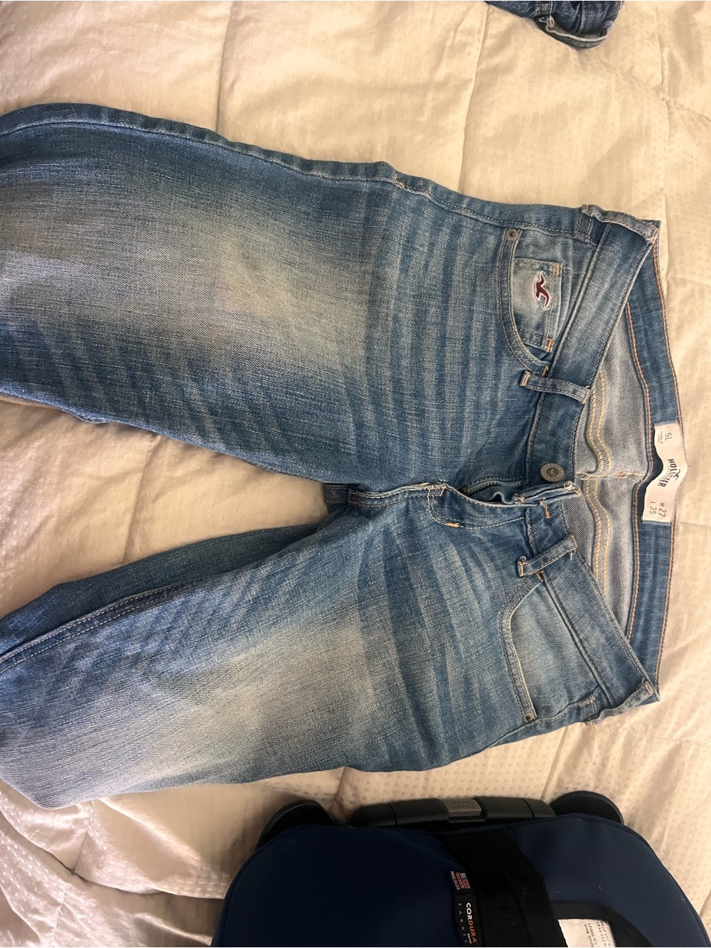 Hollister Women's Light Blue Skinny Jeans